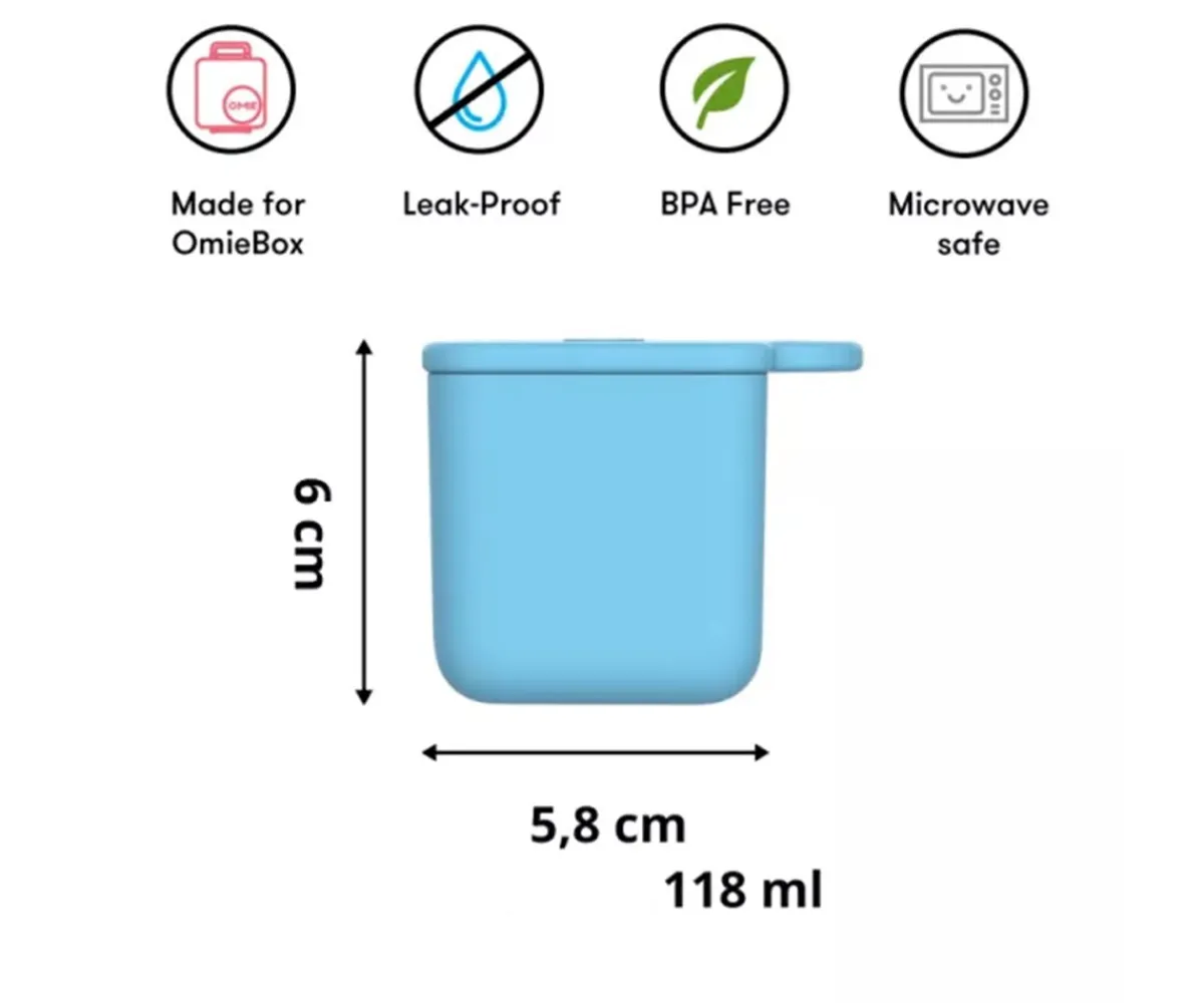 New Set de Cajitas Dip Blue/Lime Fiambreras Infantiles|Cajas De Almuerzo