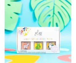 New Set de Cubos Sensoriales Lumoinosos Party Zoo Niños Juguetes Niños 4 Años|Juguetes De Baño