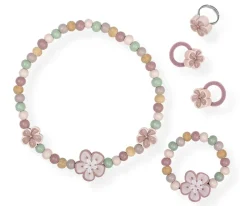 Sale Set de Joyería de Madera Flores Accesorios De Pelo|Juguetes Niños 4 Años