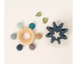 Best Set de Mordedores Sensoriales Silicona Blue Niños Juguetes Bebé 6 Meses|Mordedores