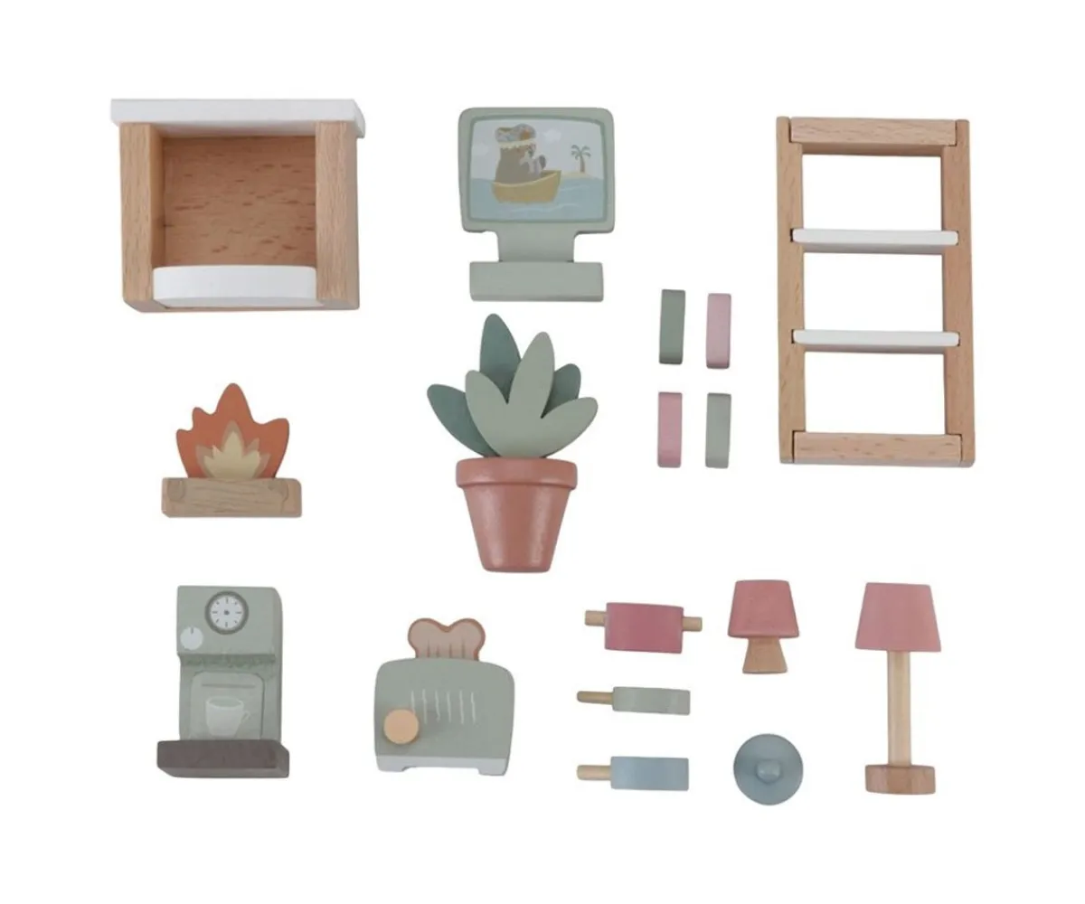 Online Set de Muebles para Casa de Muñecas Niños Juguetes Niños 5 Años|Casa De Muñecas De Madera