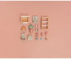 Online Set de Muebles para Casa de Muñecas Niños Juguetes Niños 5 Años|Casa De Muñecas De Madera