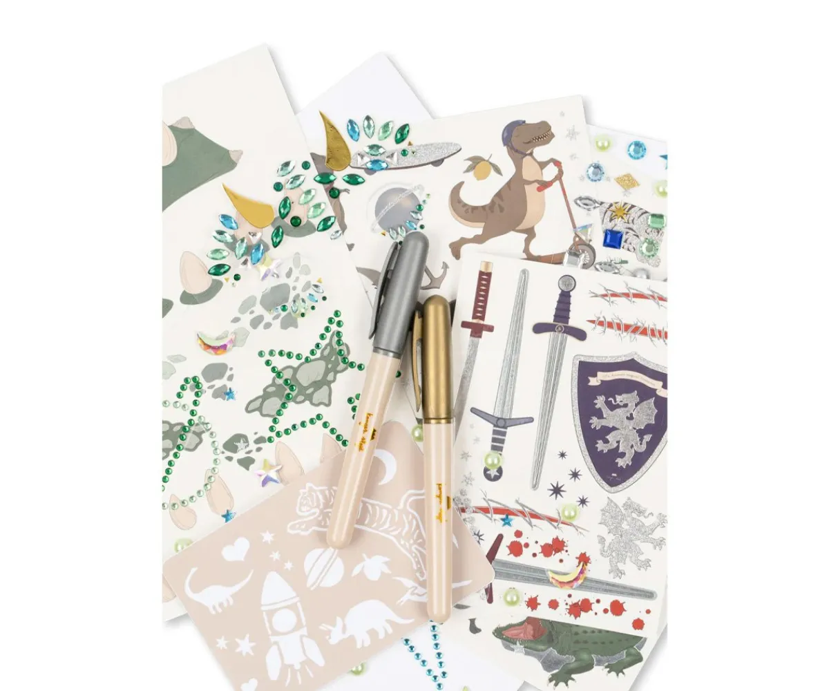 Best Set Estilista Sparkle Me Up Niños Pintura De Uñas, Brillos Y Tattoos|Manualidades Para Niños