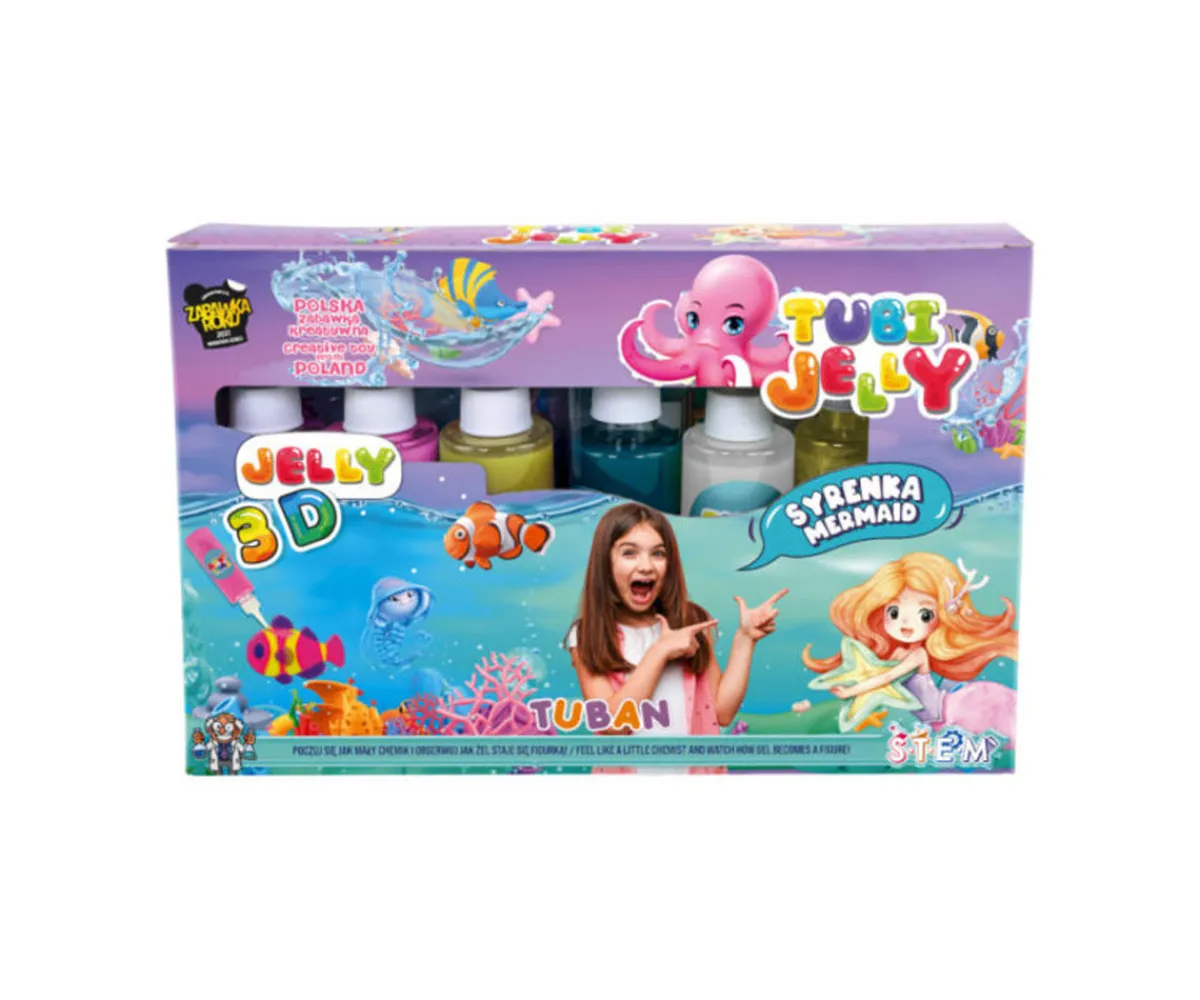 Hot Set Tubi Jelly 3D Mermaid Niños Juguetes Niños + 10 Años|Juguetes Niños 8 Años
