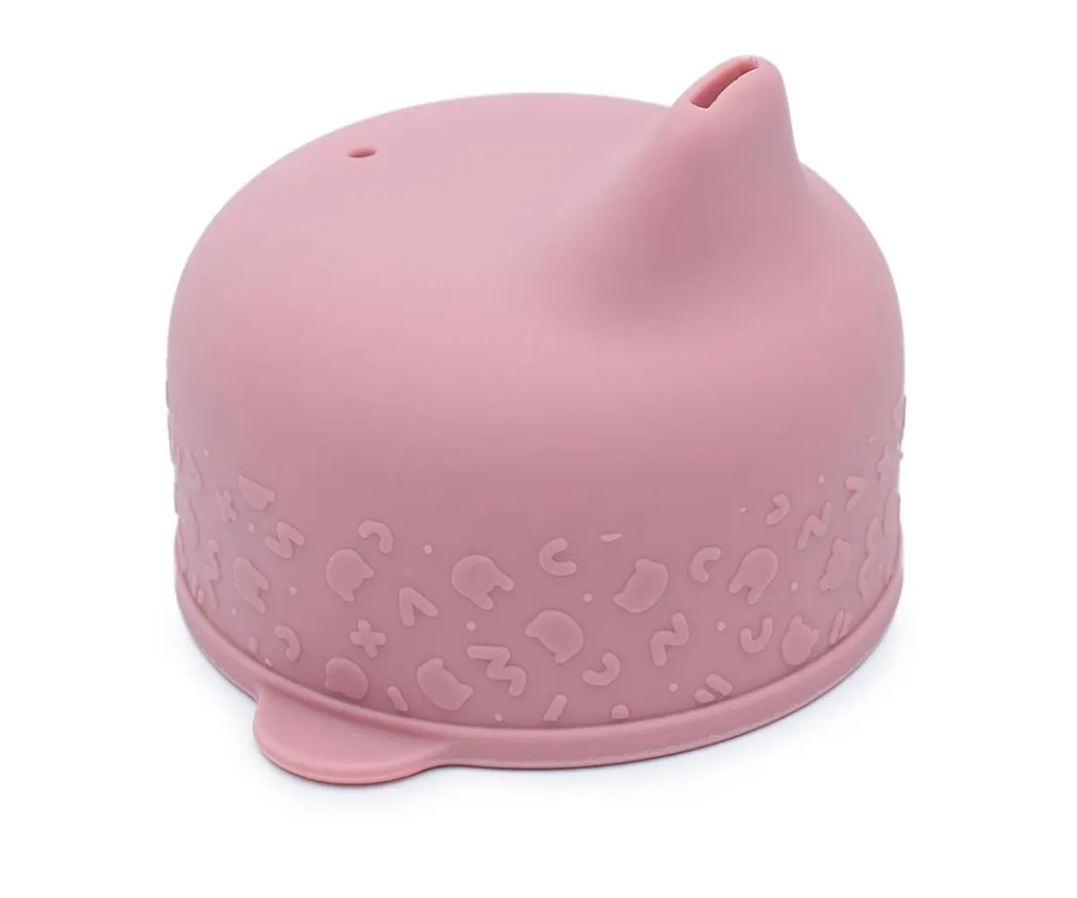 Vasos Para Bebés Y Niños^We Might Be Tiny Tapa Sippie para Vaso Silicona Rosa Empolvado