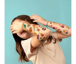 Pintura De Uñas, Brillos Y Tattoos^Omy Tatuajes Temporales Surf and Skate