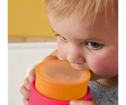 New Taza Aprendizaje 360º con Cierre Hermético y Asas Strawberry Shake Baby Led Weaning|Vasos Para Bebés Y Niños