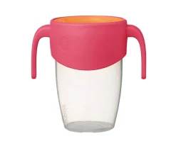 New Taza Aprendizaje 360º con Cierre Hermético y Asas Strawberry Shake Baby Led Weaning|Vasos Para Bebés Y Niños