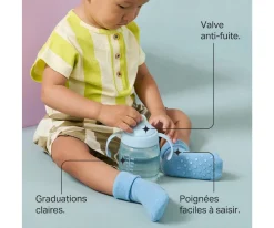 Clearance Taza Aprendizaje Transition Spout Rosa 240ml Vasos Antiderrame|Vasos Para Bebés Y Niños