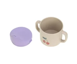 Hot Taza con Asas Eco Happy Fruits Cherry Niños Vasos Para Bebés Y Niños|Baby Led Weaning