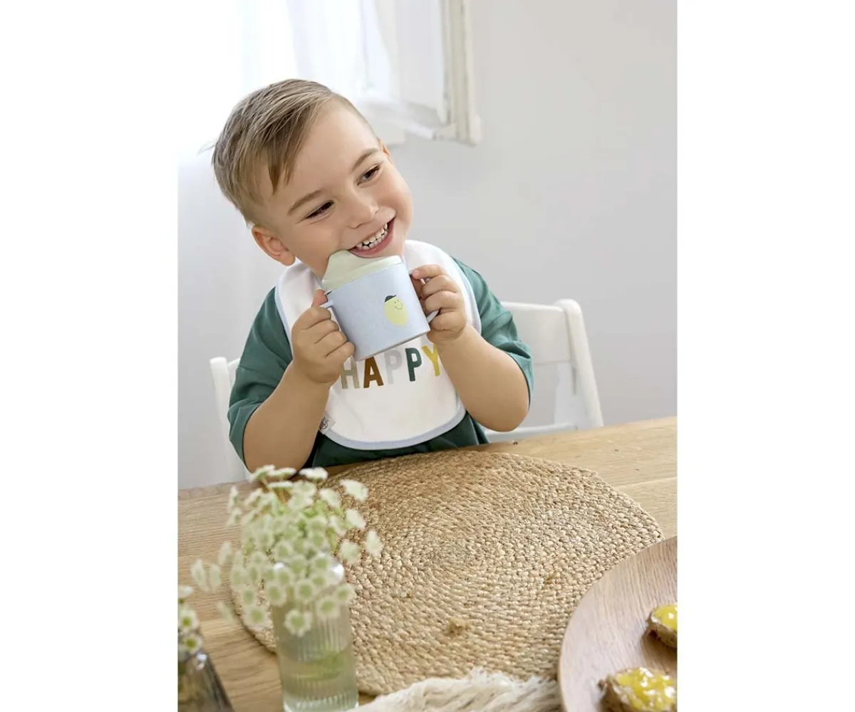 Best Taza con Asas Eco Happy Fruits Lemon Vasos Antiderrame|Vasos Para Bebés Y Niños