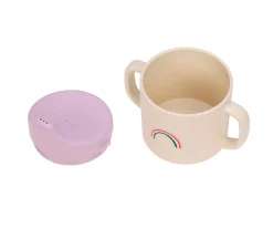 Vasos Para Bebés Y Niños^Lassig Taza con Asas Eco Happy Lavender