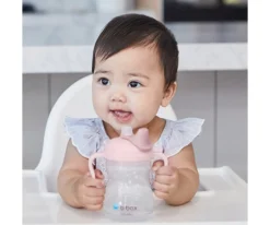 Vasos Antiderrame^b.box Taza con Boquilla Silicona Blush