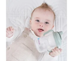 Vasos Antiderrame^b.box Taza con Boquilla Silicona Sage