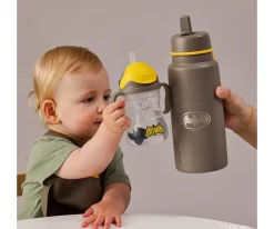 Vasos Antiderrame^b.box Taza con Pajita Flexible Batman