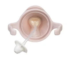 Vasos Antiderrame^b.box Taza con Pajita Flexible Blush