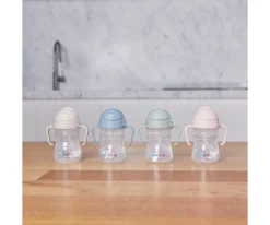 Vasos Antiderrame^b.box Taza con Pajita Flexible Blush