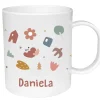 Taza de Plástico Personalizada Geometric Nature Tazas Personalizadas|Colecciones Vuelta Al Cole