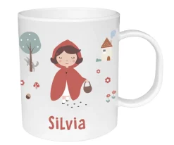 Taza de Plástico Personalizada Little Red Colecciones Vuelta Al Cole|Tazas Para Personalizar