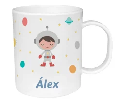 Hot Taza de Plástico Personalizada Espacio Tazas Personalizadas|Colecciones Vuelta Al Cole