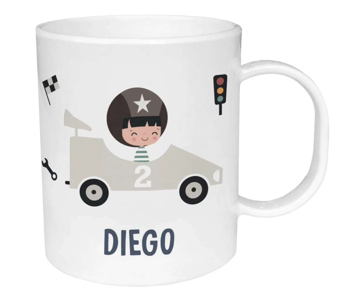 Clearance Taza de Plástico Personalizada Speed Racers Colecciones Vuelta Al Cole|Tazas Personalizadas