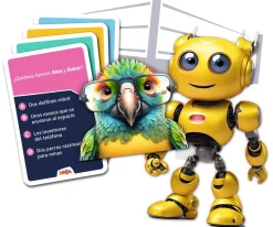 Team Quiz Challenge Naturaleza vs Tecnología Niños Juguetes Niños + 10 Años|Juegos De Mesa