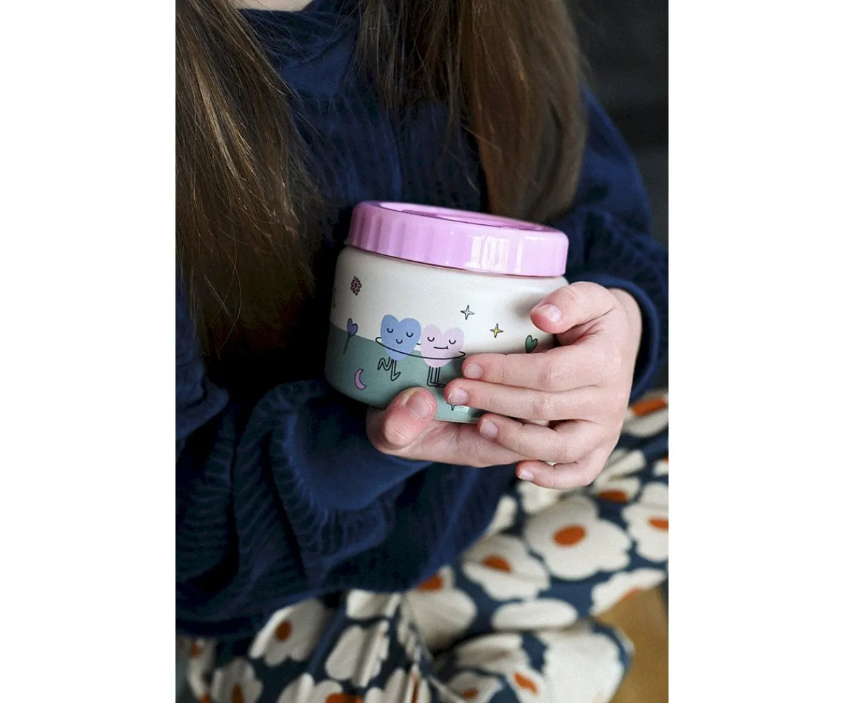 Clearance Termo para Sólidos Dancing Hearts 350 ml Comer Al Aire Libre|Termos Infantiles