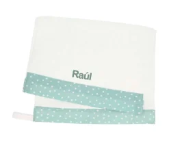 Toallas De Guardería^Cristina de Jos'h Toalla Guardería Mini Star Verde Personalizable