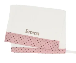 Toallas De Guardería^Cristina de Jos'h Toalla Guardería Mini Star Pink Personalizable