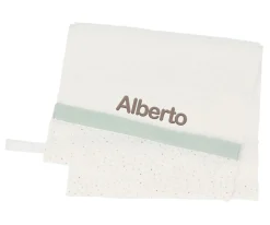 Toallas De Guardería^Cristina de Jos'h Toalla Guardería Rainbow Dots Verde Personalizable