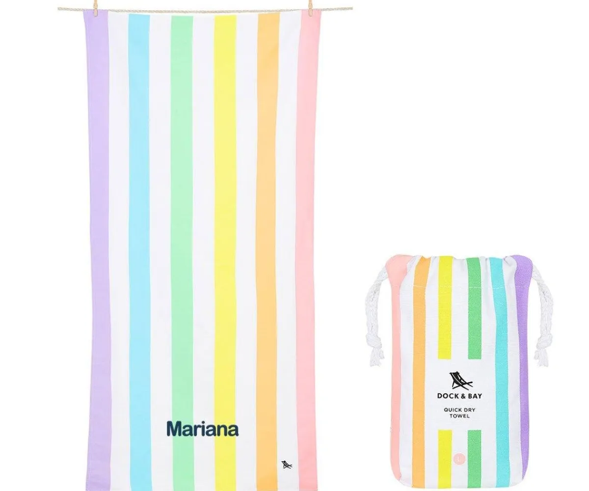 Discount Toalla Playa Extra Large Microfibra Summer Rainbow Personalizable Regalos Para Madres|Toallas Playa Niños