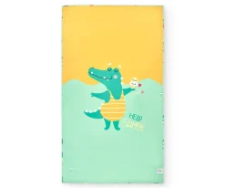 Best Toalla Playa Large Microfibra Cocodrilos Niños Toallas|Toallas Playa Niños
