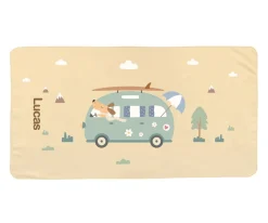 Sale Toalla Playa Microfibra Surf Van Personalizable Niños Toallas Playa Niños|Toallas