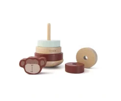 New Torre Apilable Monkey Personalizable Niños Juguetes Para Recién Nacidos|Juguetes Montessori