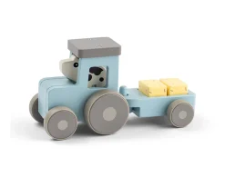 Sale Tracto de Madera Tiny Farm Dotti Azul Niños Juguetes Niños 3 Años|Juguetes Para Niños De 18 Meses