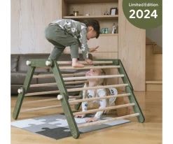 Triángulo FIPITRI Modifiable Climbing Frame Green Edición Limitada 2024 Niños Juguetes Para Niños De Un Año|Juguetes Para Niños De 18 Meses