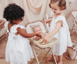 Online Trona para Muñecos con Babero y Bandeja Teresa Niños Juguetes Niños 3 Años|Accesorios Para Muñecas