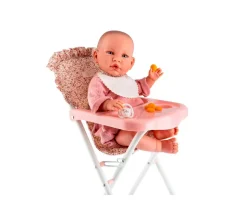Accesorios Para Muñecas^Así Trona con Bandeja y Babero Martina para Muñecas