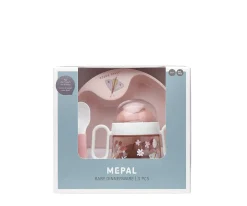 Vajilla Infantil^Mepal Vajilla 3 Piezas Mio Flores y Mariposas