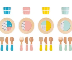 Best Vajilla de Madera Niños Juguetes Niños 3 Años|Últimas Unidades