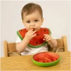 Vajilla Infantil Plato y Cuchara de Madera Wally The Watermelon Baby Led Weaning|Regalos Para Niños