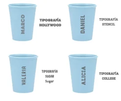 Vasos Para Personalizar^Tutete Vasito Personalizado (+colores) -