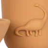 Vajilla Infantil^Konges Slojd Vaso y Plato de Silicona Dino Almond